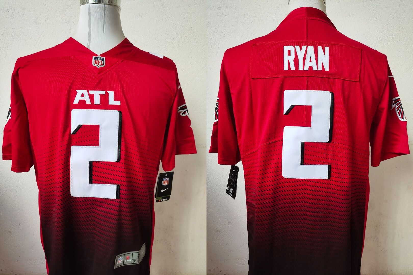 Men Atlanta Falcons #2 Ryan Red Nike Vapor Untouchable Stitched Limited NFL Jerseys->atlanta falcons->NFL Jersey